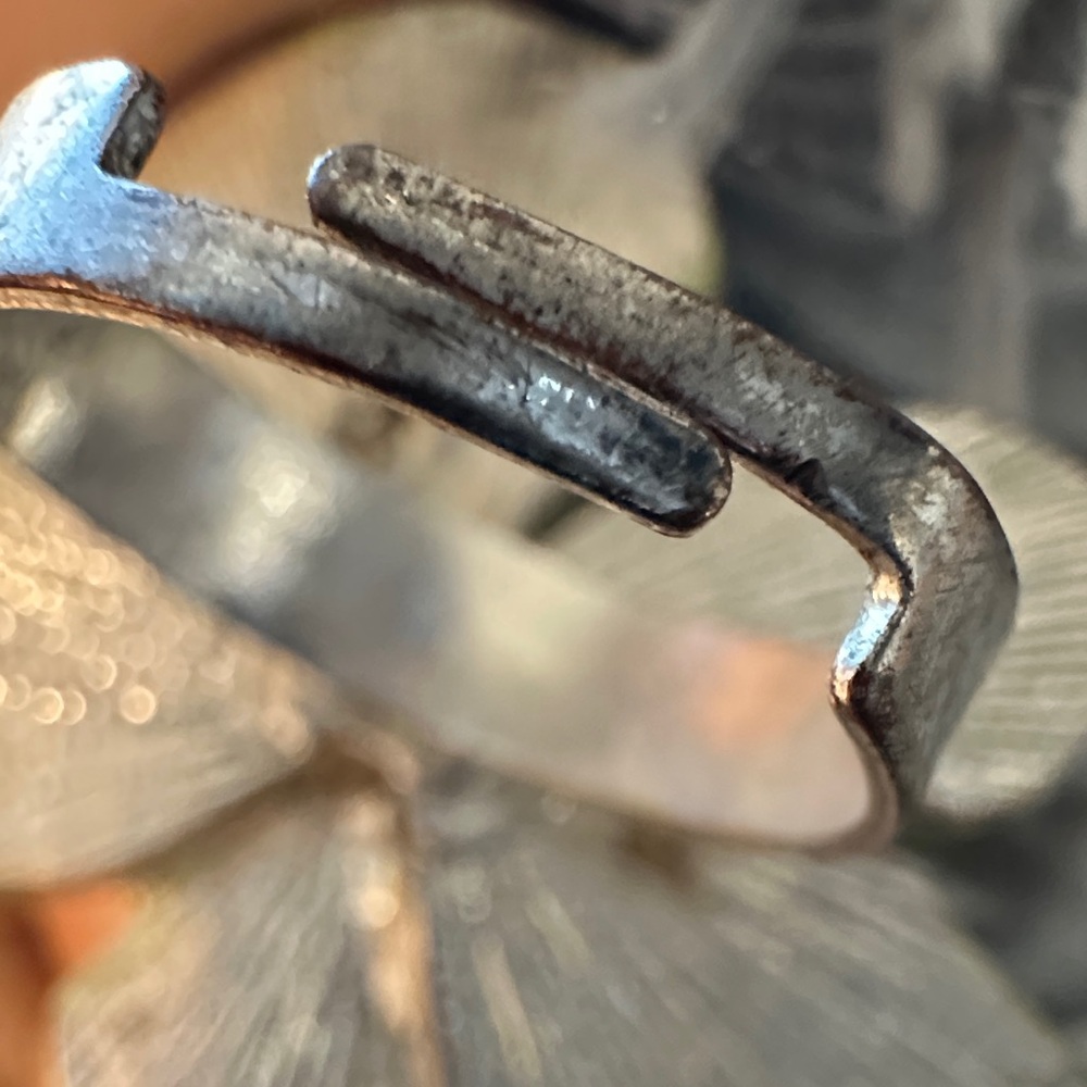 Chic Green Floral Statement Ring(Adjustable) - image 7